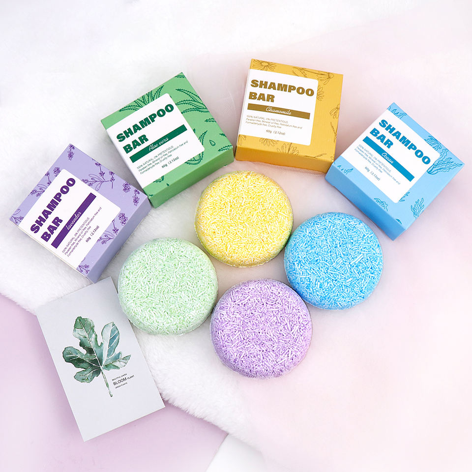 Shampoo saponetta per capelli secchi con cuoio capelluto personalizzato