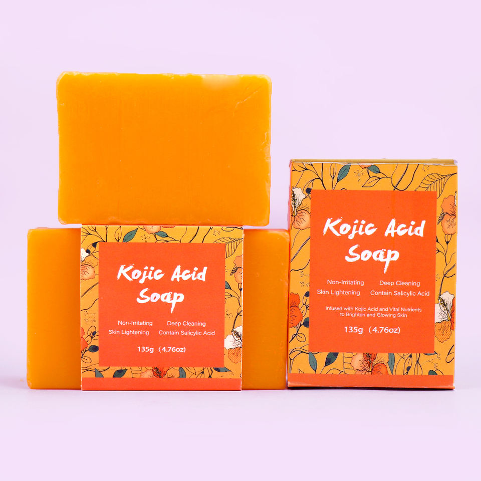 Commercio all'ingrosso di sapone all'acido cogico con marchio privato