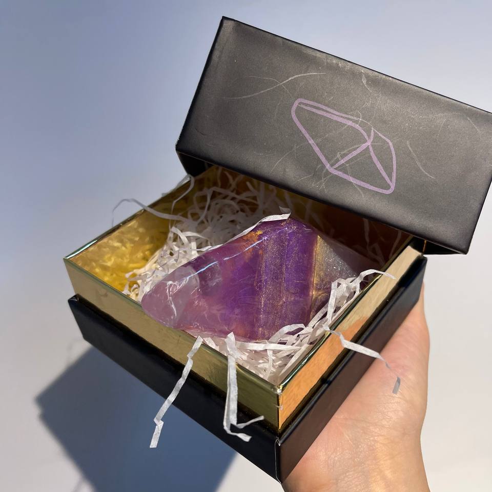 Sapone di cristallo personalizzato