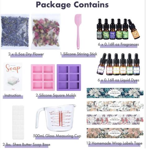 Kit di sapone personalizzato all'ingrosso