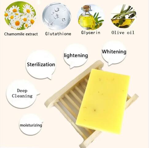 Sapone alla camomilla con etichetta privata