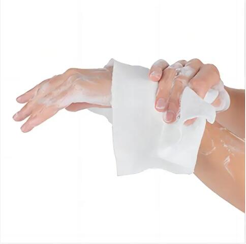 Salviette usa e getta con personalizzazione del sapone