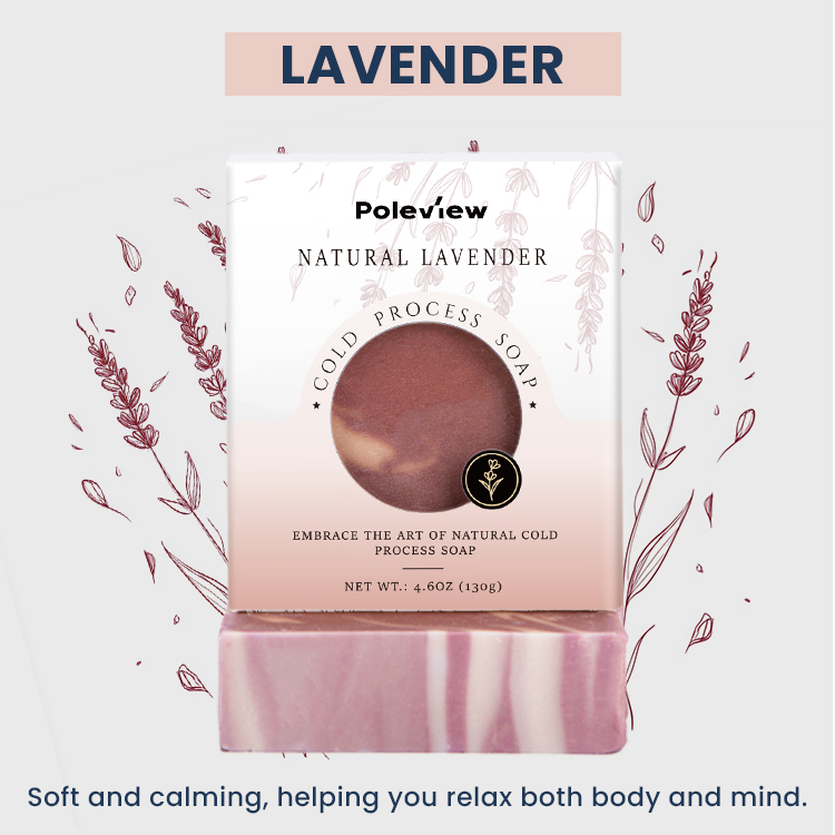 Poleview Sapone naturale fatto a mano naturale al burro di karitè biologico vegano al 100% di buona qualità dalla saponetta idratante con processo a freddo