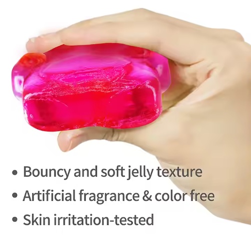 Sapone gelatinoso con etichetta privata