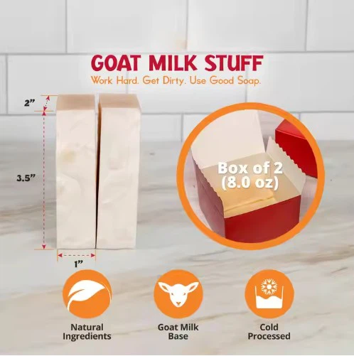 Sapone personalizzato al latte di capra con lavorazione a freddo