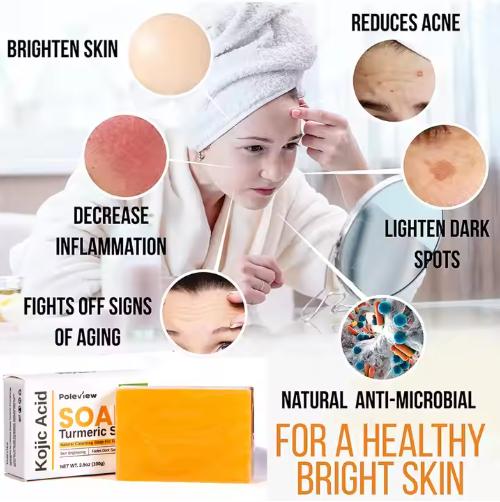 Sapone all'acido cogico al glutatione con etichetta privata