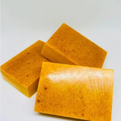 Sapone per barretta di curcuma a marchio del distributore
