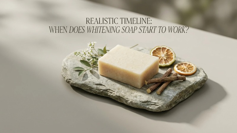Quanto tempo impiega il sapone schiarente ad agire? Tempistiche reali