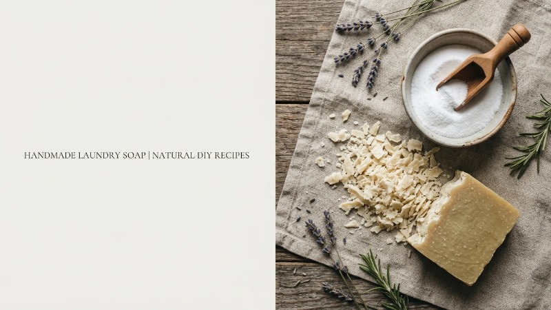 Ricetta del sapone per il bucato fatto a mano: 2 metodi naturali fai da te